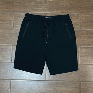 Public Record Black Swim Trunks
